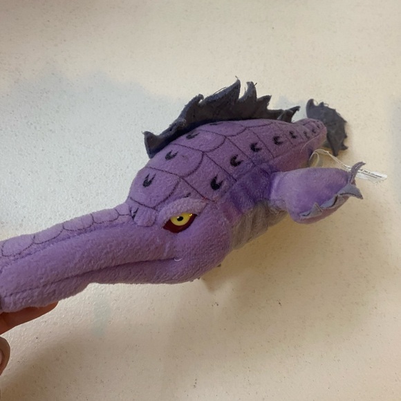 Ice Age 2 The Meltdown Cretaceous Dinosaur Nanco Purple Plush Doll 2006 RARE - Picture 8 of 9